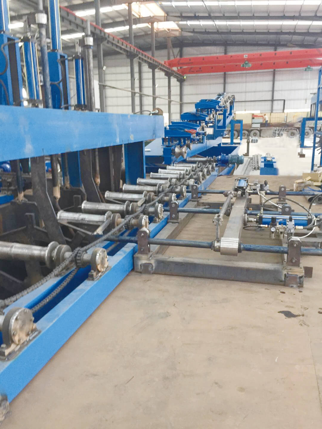 護欄板吹鍍生產線